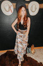 Load image into Gallery viewer, Wild Horses Maxi Skirt