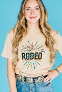 Lets Rodeo Bling Tee