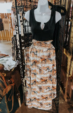 Load image into Gallery viewer, Wild Horses Maxi Skirt