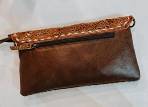 Genuine Cowhide and Leather Cross Body
